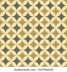 Vector seamless retro pattern with geometric shapes
