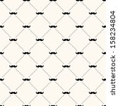 Vector seamless retro pattern, with mustache. Can be used for wallpaper, pattern fills, web page background
