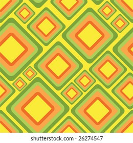 vector seamless retro pattern with rhombus