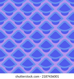 Vector seamless retro pattern in scandinavian style with geometric elements. Textile, fabric, background, paper.
