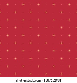Vector seamless retro pattern with stars