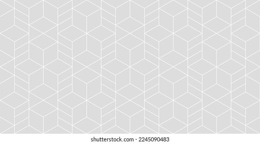 Vector seamless rhombus pattern. Abstract geometric background. Stylish fractal texture.