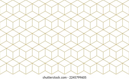 Vector seamless rhombus pattern. Abstract geometric background. Stylish fractal texture.