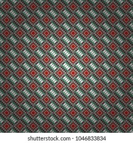 Vector seamless rhombus and tiles parquet texture in green, white and gray colors (chevron various).