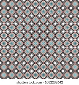 Vector seamless rhombus and tiles parquet texture in beige, black and gray colors (chevron various).