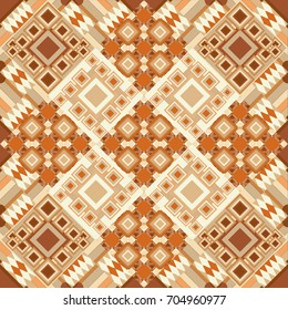 Vector seamless rhombus and tiles parquet texture in beige, orange and brown colors (chevron various).