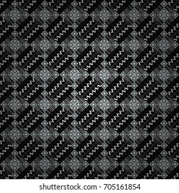Vector seamless rhombus and tiles parquet texture in green and brown colors (chevron various).