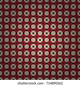 Vector seamless rhombus and tiles parquet texture in beige, red and black colors (chevron various).