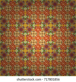Vector seamless rhombus and tiles parquet texture in yellow, orange and brown colors (chevron various).