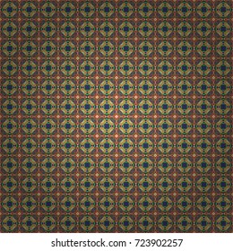 Vector seamless rhombus and tiles parquet texture in violet, beige and green colors (chevron various).