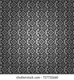 Vector seamless rhombus and tiles parquet texture in black, white and gray colors (chevron various).