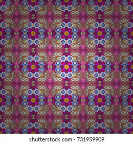 Vector seamless rhombus and tiles parquet texture in red, violet and blue colors (chevron various).