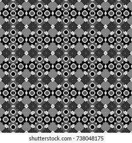 Vector seamless rhombus and tiles parquet texture in gray, black and white colors (chevron various).