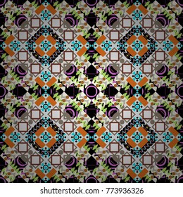Vector seamless rhombus and tiles parquet texture in white, black and gray colors (chevron various).
