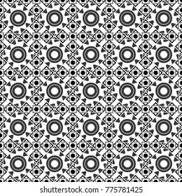 Vector seamless rhombus and tiles parquet texture in gray, black and white colors (chevron various).