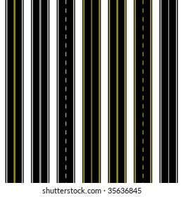 vector seamless roads