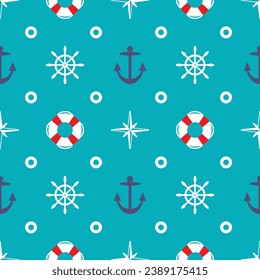 vector seamless sea background pattern