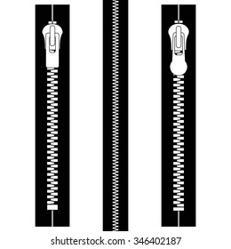 Vector seamless. Set with zipper