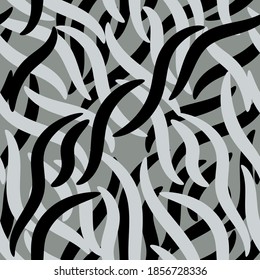 Vector seamless simple  monochrome pattern