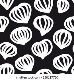 Vector seamless simple pattern. Curtain design. Modern stylish texture. Repeating abstract background. 
