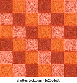 Vector seamless simple pattern. Curtain design. Modern stylish texture for textile . Repeating abstract background. 