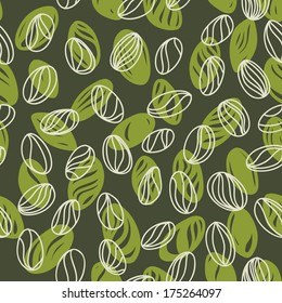 Vector seamless simple pattern. Curtain design. Modern stylish texture for textile . Repeating abstract background.  