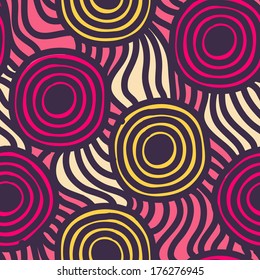 Vector seamless simple pattern. Curtain design. Modern stylish texture for textile . Repeating abstract background. 