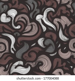 Vector seamless simple pattern. Curtain design. Modern stylish texture for textile . Repeating abstract background.  