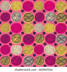 Vector seamless simple pattern. Curtain design. Modern stylish texture for textile . Repeating abstract background. 