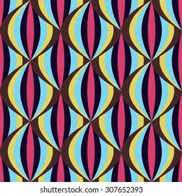 Vector seamless simple pattern. Curtain design. Modern stylish texture for textile.