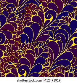 Vector Seamless Spring Floral Pattern