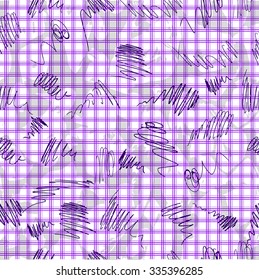 vector seamless square paper texture with flourishes