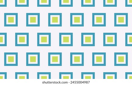 Vector Seamless Square Pattern Background For Wallpaper, Wrapping Paper