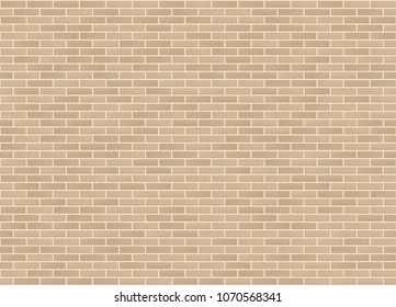 Vector seamless stretcher mixed bond sandstone brick wall texture