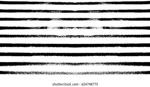Vector seamless striped black and white background. Can be used for textile, print or cover design. Hand painted abstract black smeared stripes. Hipster trendy pattern, dirty ink traces, sailor suit.