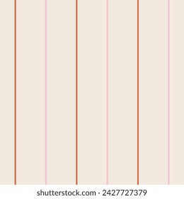 Vector seamless striped pattern. Lovely geometric endless background with lines for festive design, prints, wallpaper, fabric. Hand drawn pattern in flat style. Geometric stripe background. Simple art