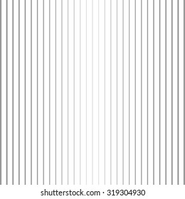 Vector Seamless Stripes Pattern . Gray Vertical Lines Isolated on White Background .   