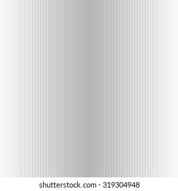 Vector Seamless Stripes Pattern . Gray Vertical Lines Isolated on White Background .   
