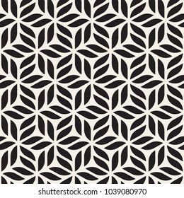 Vector seamless stripes pattern. Modern stylish texture with monochrome trellis. Repeating geometric hexagonal grid. Simple lattice design.