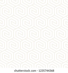Vector seamless stripes pattern. Modern stylish texture with monochrome trellis. Repeating geometric hexagonal grid. Simple lattice graphic design.