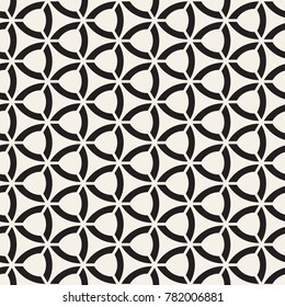 Vector seamless stripes pattern. Modern stylish texture with monochrome trellis. Repeating geometric hexagonal grid. Simple lattice graphic design.