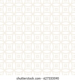 Vector Seamless Subtle Geometric Rounded Lines Pattern. Abstract Geometric Background Design