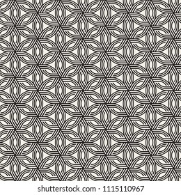 Vector seamless subtle lattice pattern. Modern stylish texture with monochrome trellis. Repeating geometric grid. Simple graphic design background. 