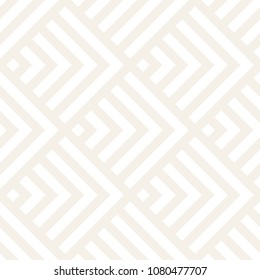 Vector seamless subtle lines mosaic pattern. Modern stylish abstract texture. Repeating geometric tiles with stripe elements