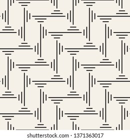 Vector seamless subtle pattern. Geometric stripes minimalistic ornament. Simple thin lines background.