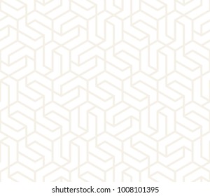 Vector seamless subtle pattern. Modern stylish abstract texture. Repeating geometric tiles from striped elements
