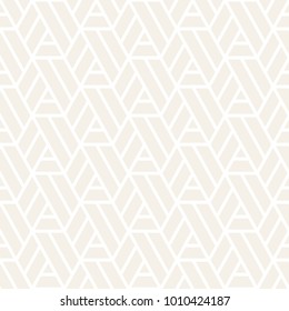 Vector seamless subtle pattern. Modern stylish texture with monochrome trellis. Repeating geometric hexagonal grid. Simple lattice graphic design.