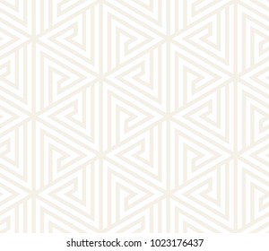 Vector seamless subtle pattern. Modern stylish texture. Repeating geometric tiles from striped triangle elements

