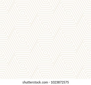 Vector seamless subtle pattern. Modern stylish texture. Repeating geometric tiles from striped hexagon elements
