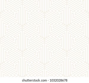 Vector seamless subtle pattern. Modern stylish texture. Repeating geometric tiling from striped triangle elements